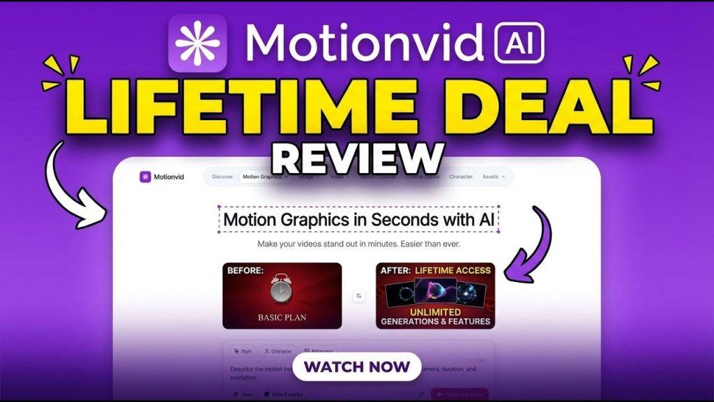 Motionvid AI Lifetime Deal Review