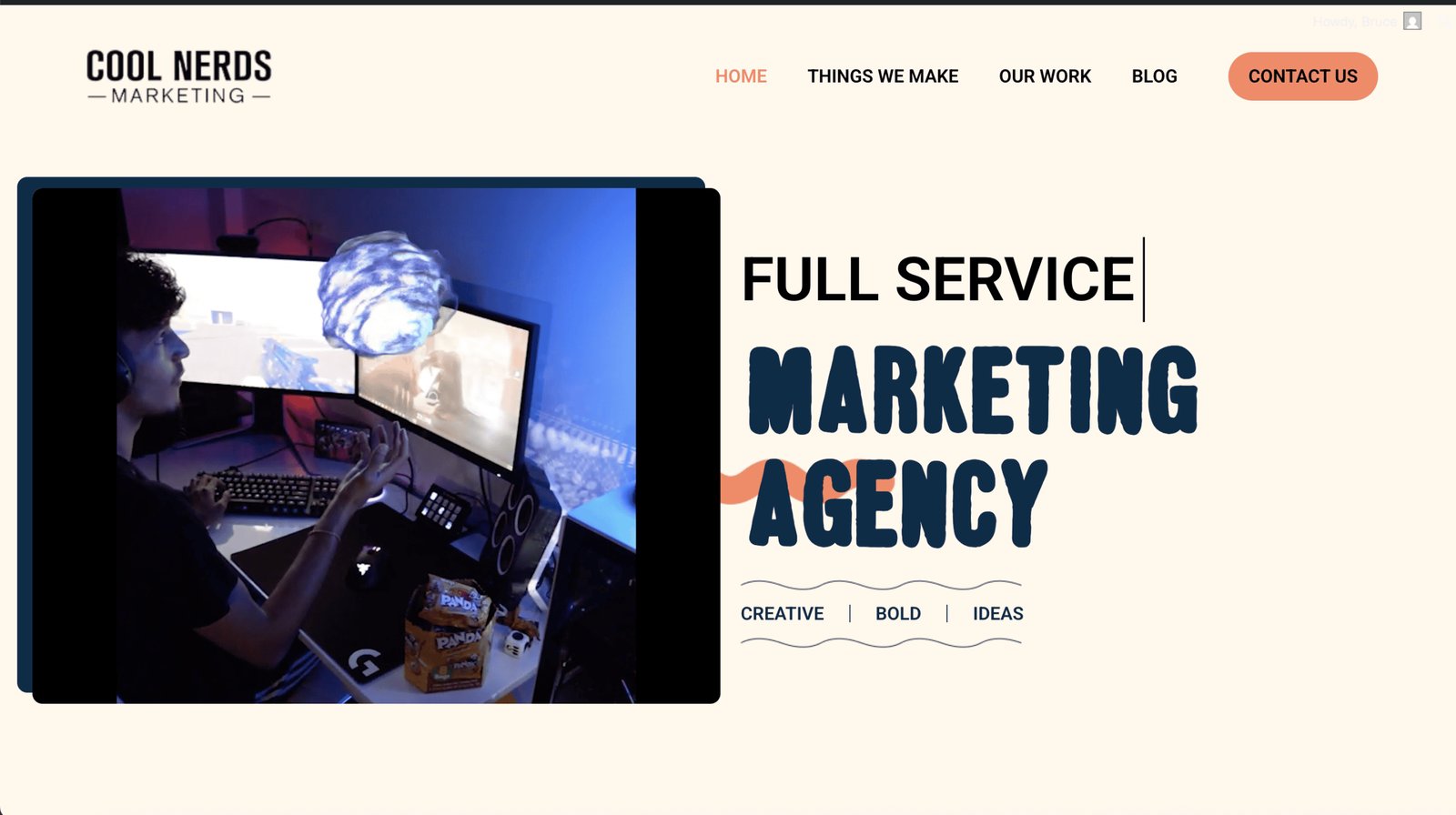A digital toolkit illustration representing the included components of the home service agency studio.