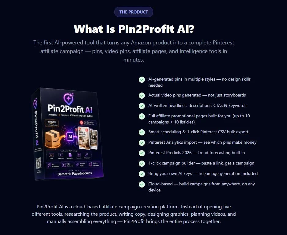 Hands browsing a shopping feed on a phone for affiliate product showcase posts