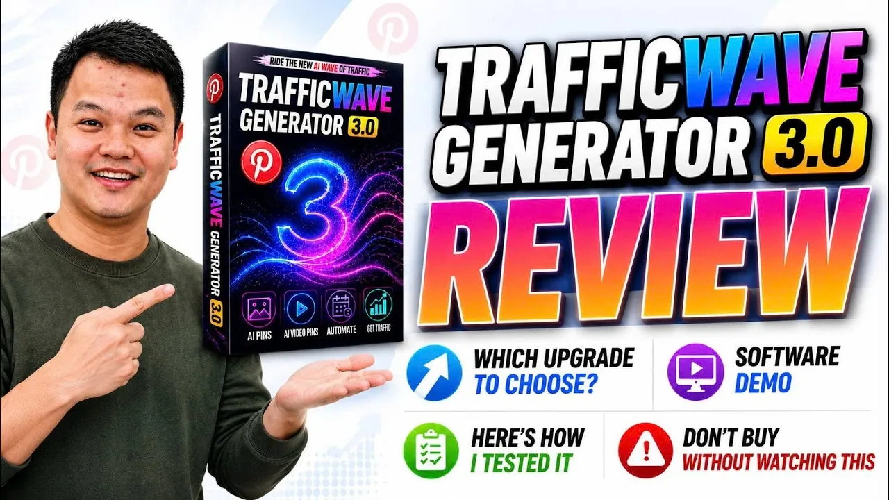 An illustration showing how manual marketing tasks are evaluated for the TrafficWave Generator.