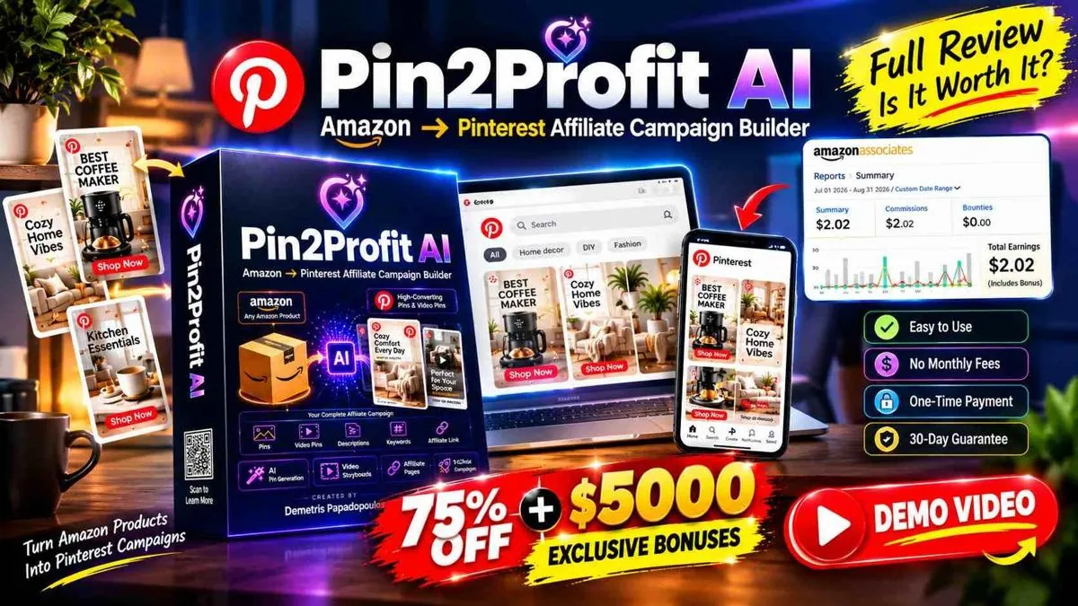 Notebook and laptop for a Pin2Profit AI review verdict