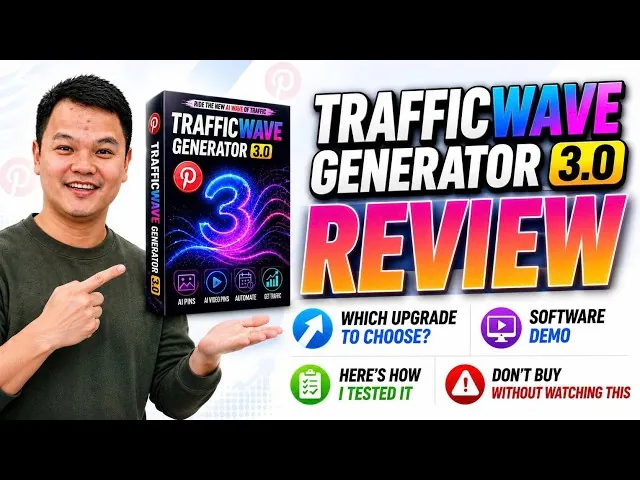 A visual comparison between paid advertising costs and organic traffic using TrafficWave Generator.